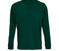 Футболка унисекс с длинным рукавом Pioneer LSL, темно-зеленая арт.03982291