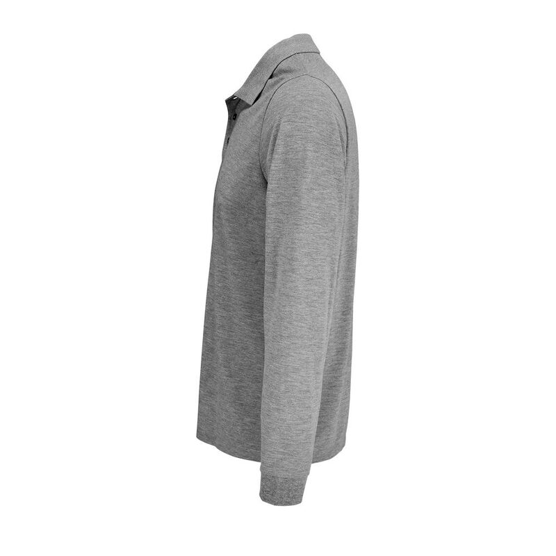 Рубашка поло с длинным рукавом Prime LSL, серый меланж арт.03983360