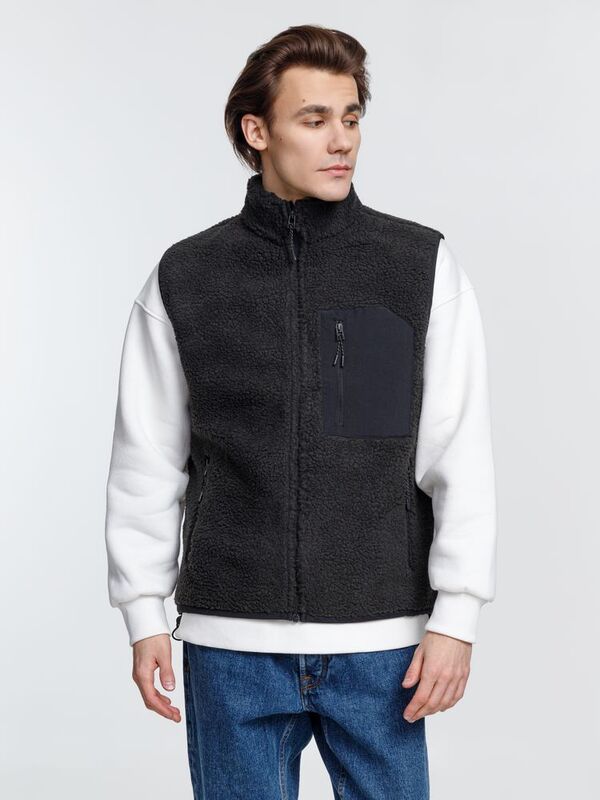 Жилет унисекс Fury BW, темно-серый (графит) арт.04041869