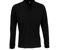 Рубашка поло с длинным рукавом Prime LSL, черная арт.03983312