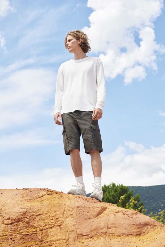 Футболка унисекс с длинным рукавом Pioneer LSL, темно-синяя арт.03982319