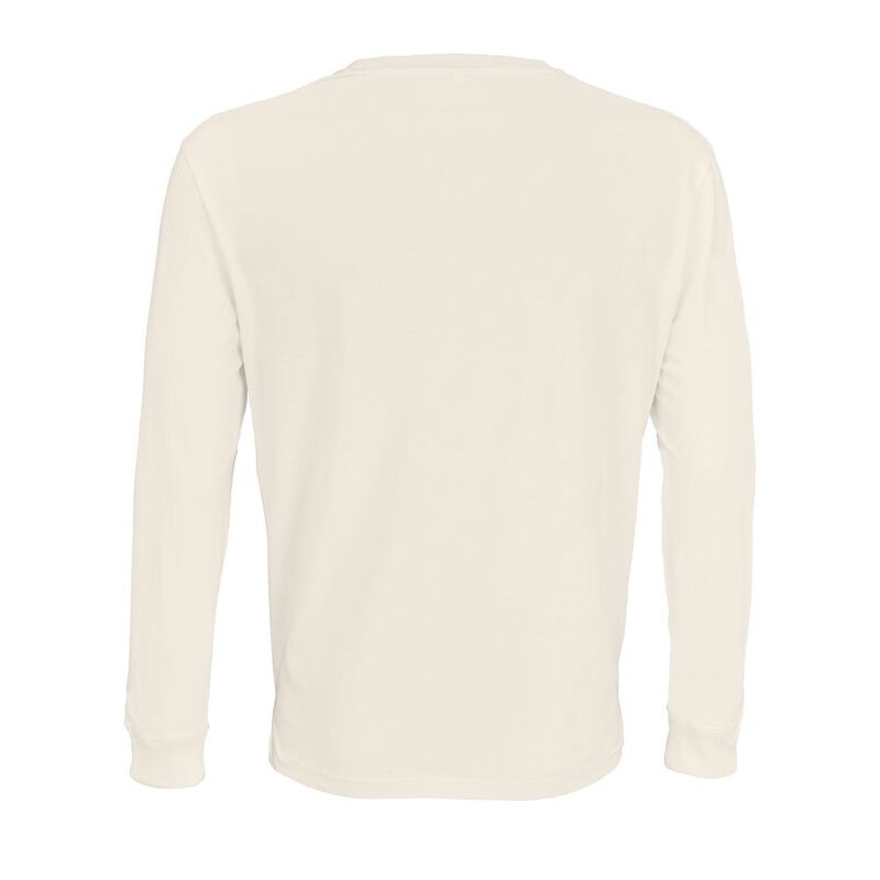 Футболка унисекс с длинным рукавом Pioneer LSL, молочно-белая арт.03982104