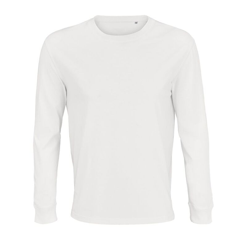 Футболка унисекс с длинным рукавом Pioneer LSL, белая арт.03982102