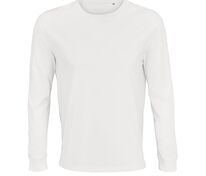Футболка унисекс с длинным рукавом Pioneer LSL, белая арт.03982102