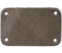 Лейбл кожаный Beta, S, серый арт.13845.10