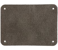 Лейбл кожаный Beta, XL, серый арт.13944.10