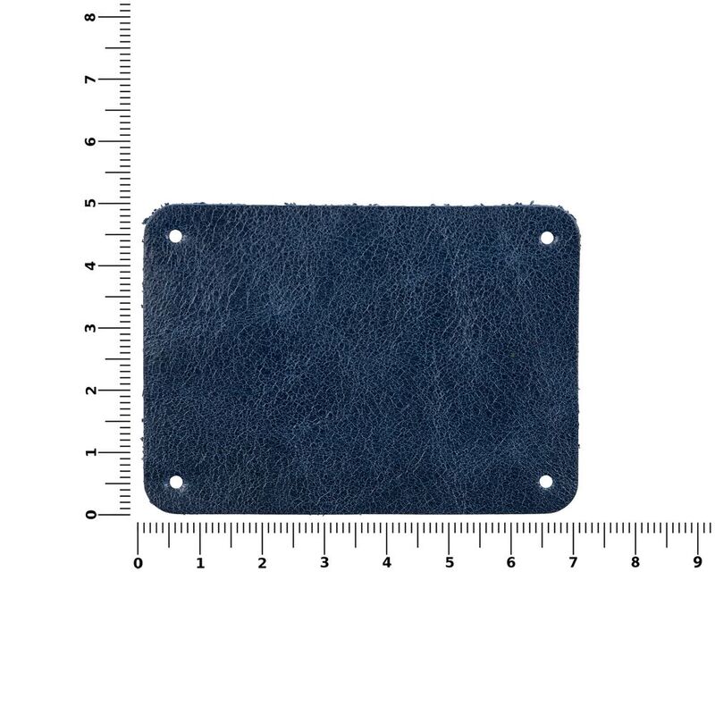 Лейбл кожаный Beta, XL, синий арт.13944.44