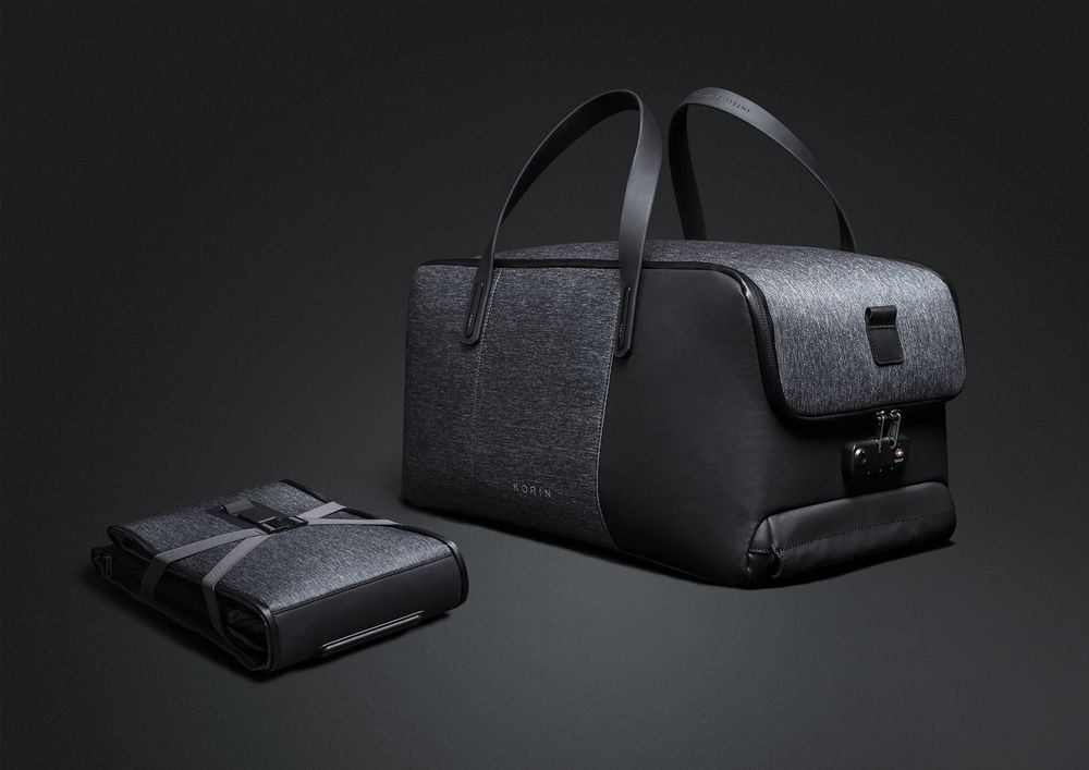 Дорожная сумка FlexPack Go, темно-серая арт.14938.31