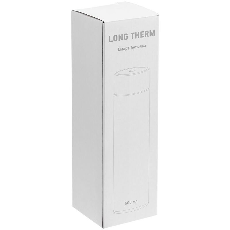 Смарт-бутылка с заменяемой батарейкой Long Therm, красная арт.14314.50