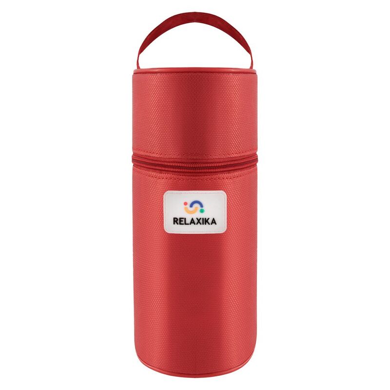 Термос Relaxika Duo 500 в чехле, стальной арт.15347.10