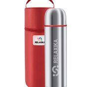 Термос Relaxika Duo 1200 в чехле, стальной арт.15350.10