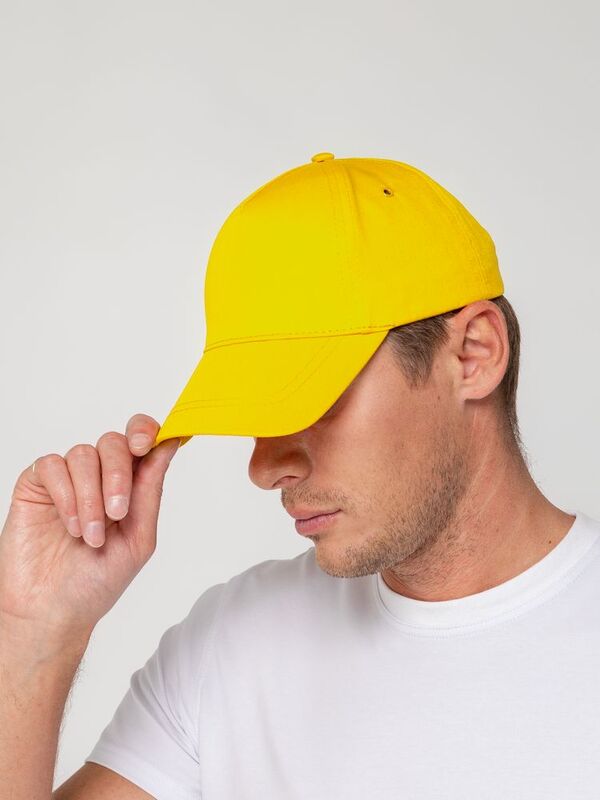 Бейсболка Convention, желтая арт.15147.80
