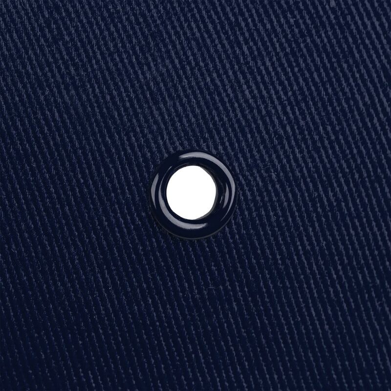 Бейсболка Canopy, темно-синяя с белым кантом арт.15149.40