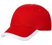 Бейсболка Honor, красная с белым кантом арт.15150.50