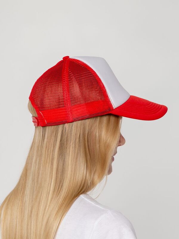 Бейсболка Sunbreaker, красная с белым арт.15151.50