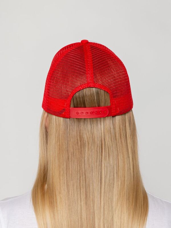 Бейсболка Sunbreaker, красная с белым арт.15151.50