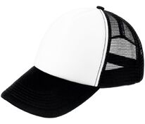 Бейсболка Sunbreaker, черная с белым арт.15151.36