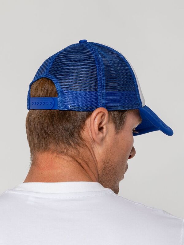 Бейсболка Sunbreaker, ярко-синяя с белым арт.15151.64