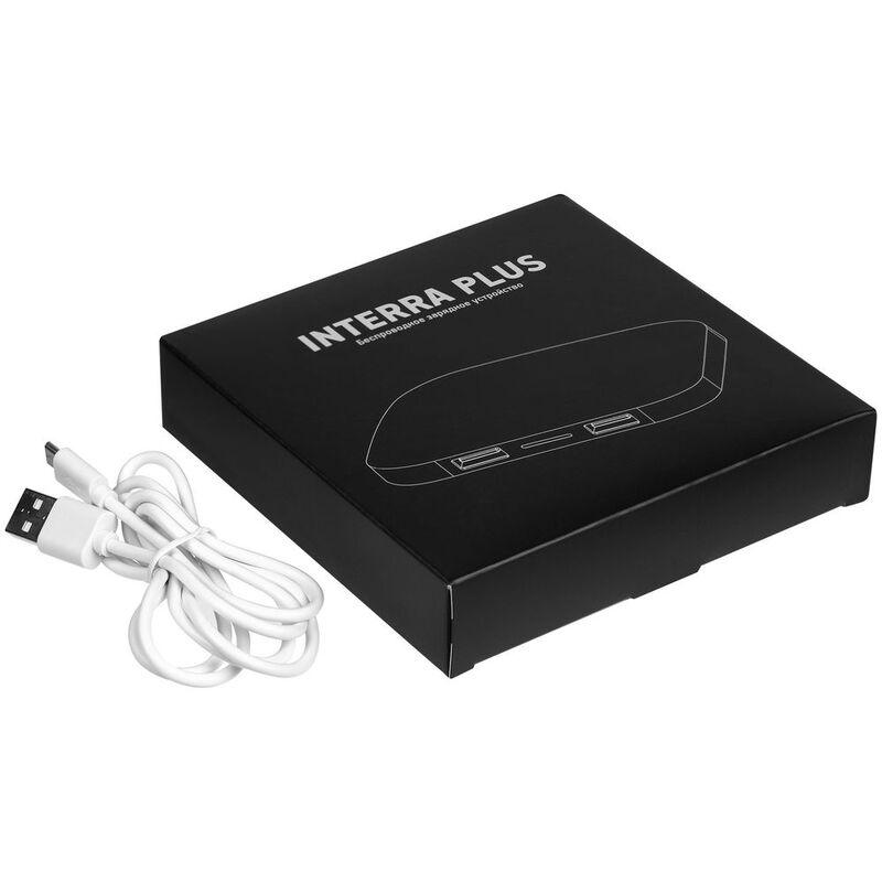 Беспроводное зарядное устройство Interra Plus, белое арт.24304.60