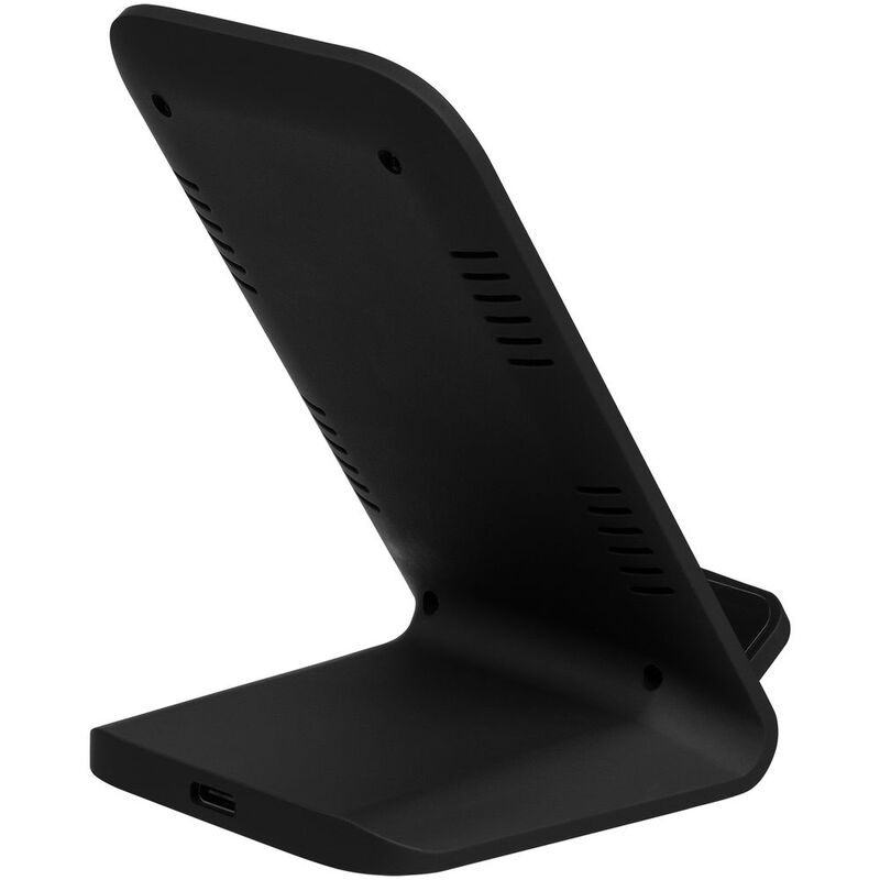 Беспроводное зарядное устройство с быстрой зарядкой Overtop, черное арт.24305.30