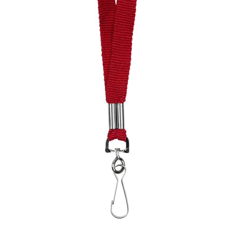 Лента с карабином Colorplan, красная арт.16906.50