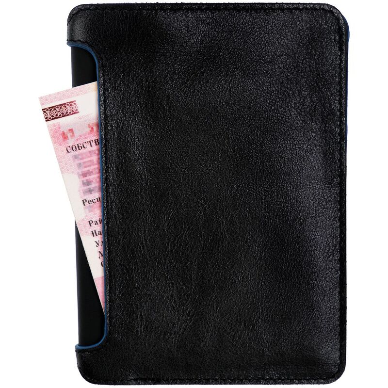 Автобумажник Arrival, черный с синим арт.16152.34