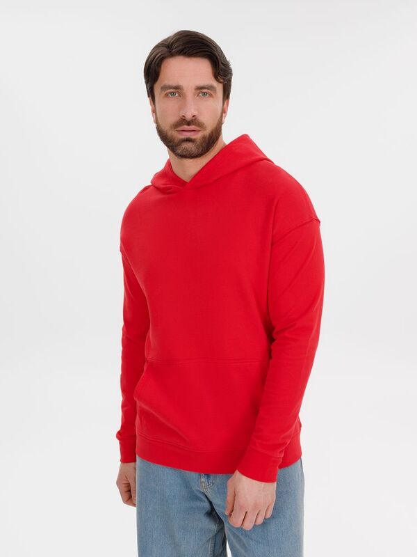 Худи оверсайз унисекс Outshine, красное арт.15029.50