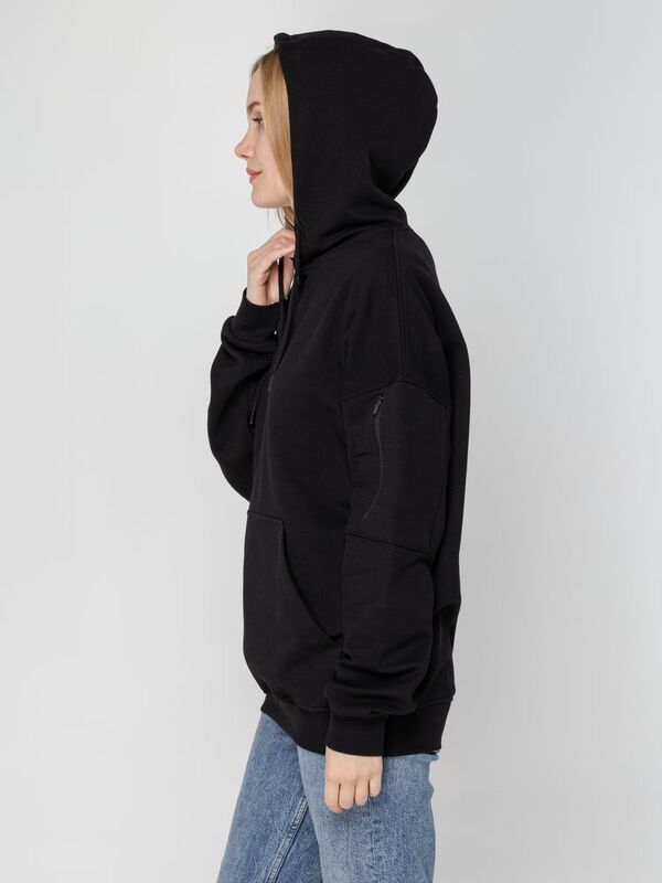 Худи унисекс Hand Some, черное арт.15502.30