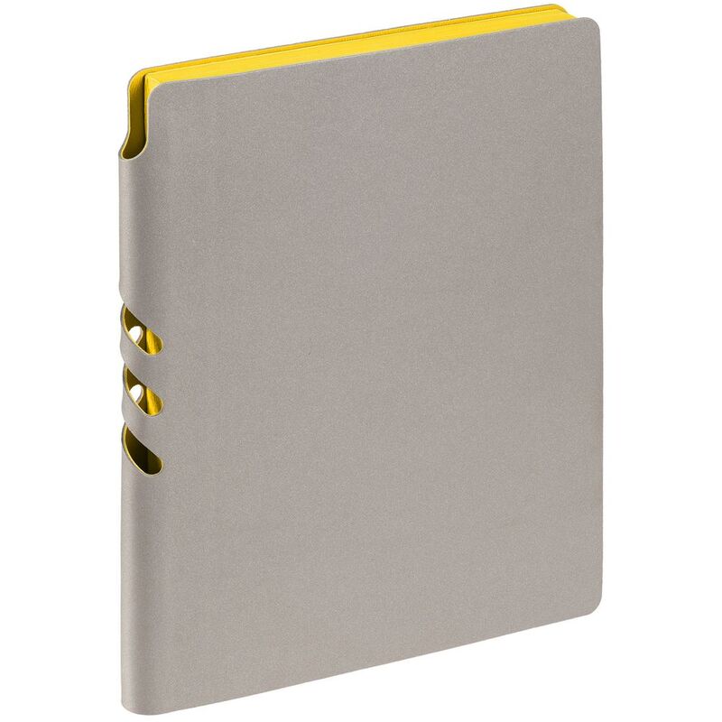 Ежедневник Flexpen, недатированный, серебристо-желтый арт.11087.81
