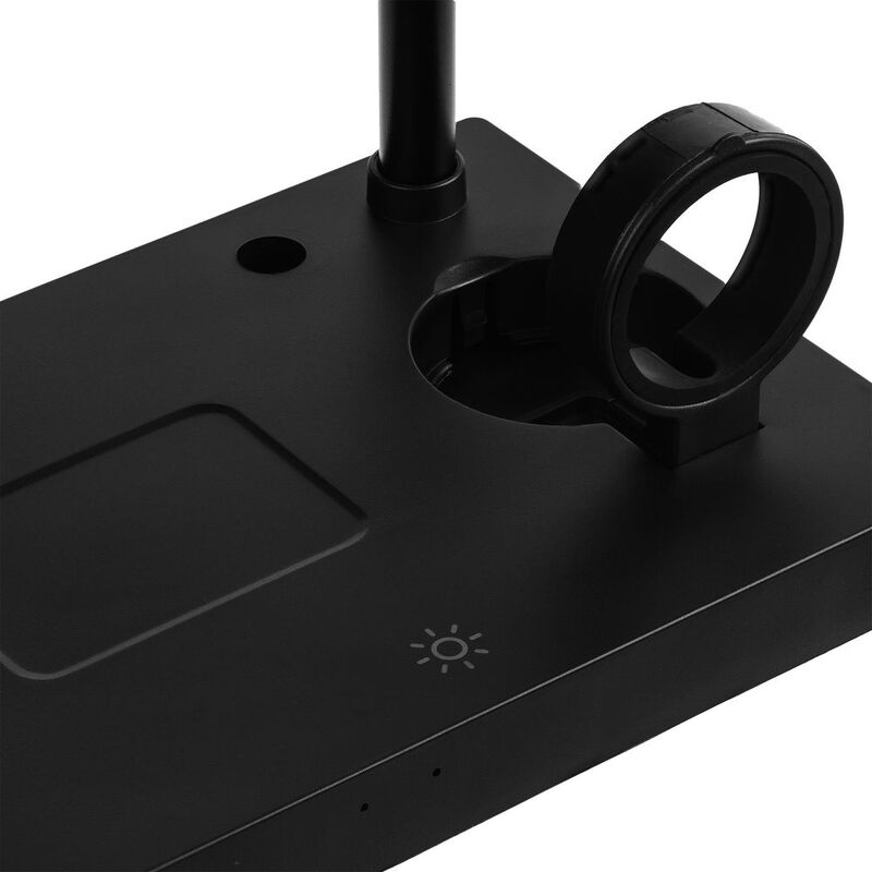 Зарядная станция с лампой Quick Trick, черная арт.15193.30