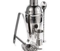 Набор для приготовления коктейлей Troubleshooter, серебристый арт.15598.11