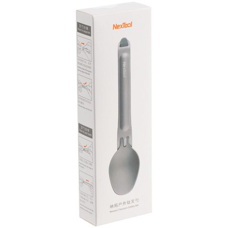 Набор походных столовых приборов NexTool, серебристый арт.15238.01