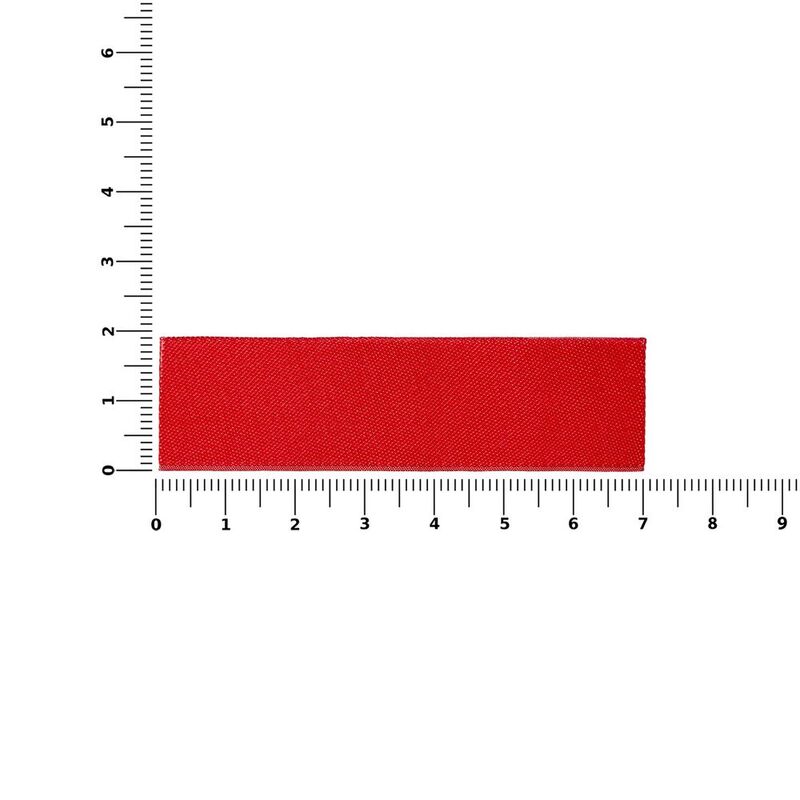 Лейбл тканевый Epsilon, XS, красный арт.16183.50