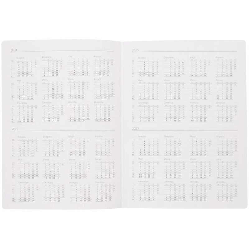 Ежедневник Flexpen, недатированный, серебристо-красный арт.11087.05