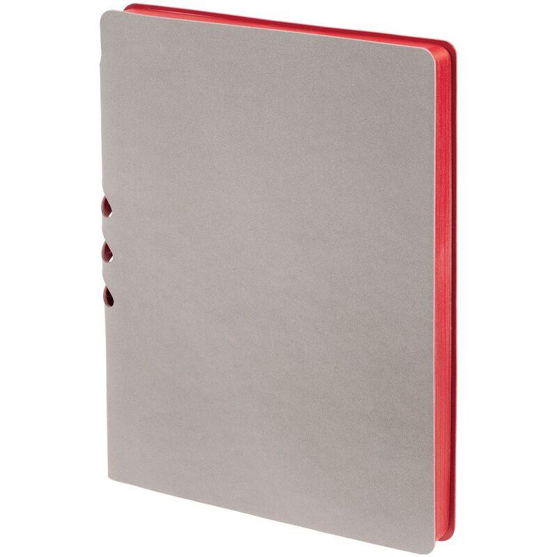 Ежедневник Flexpen, недатированный, серебристо-красный арт.11087.05