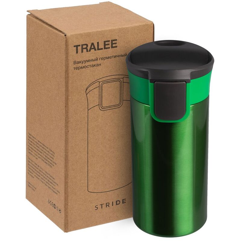 Термостакан Tralee, зеленый арт.6898.90