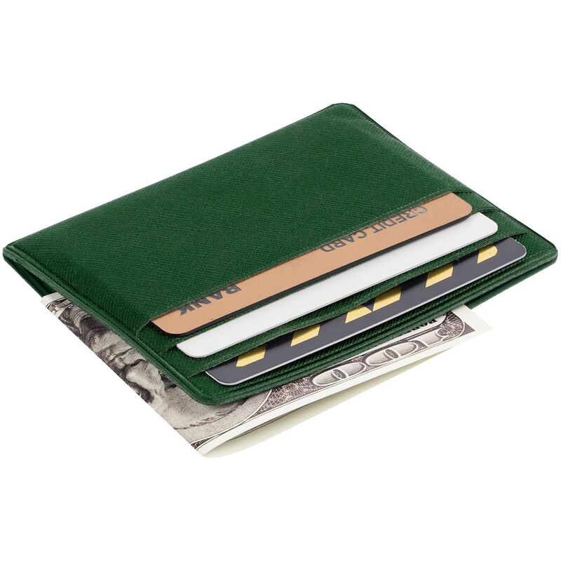 Чехол для карточек Devon, темно-зеленый арт.16262.99
