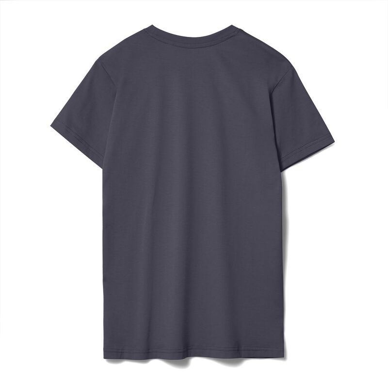 Футболка унисекс T-Bolka 160, темно-серая (графит) арт.6140.10