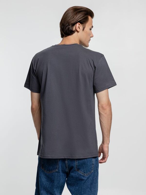 Футболка унисекс T-Bolka 160, темно-серая (графит) арт.6140.10