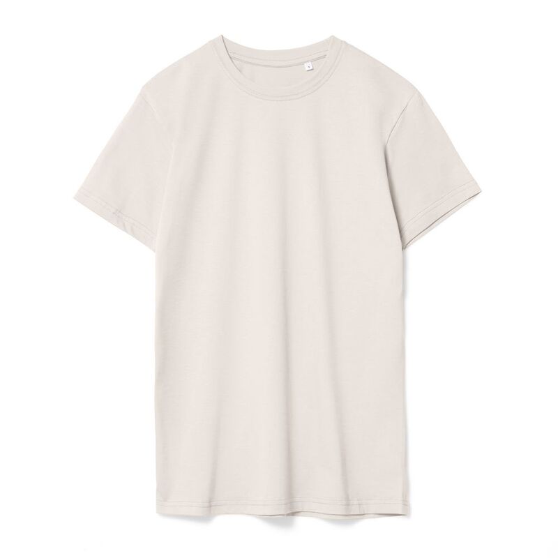 Футболка унисекс T-Bolka 160, молочно-белая арт.6140.62