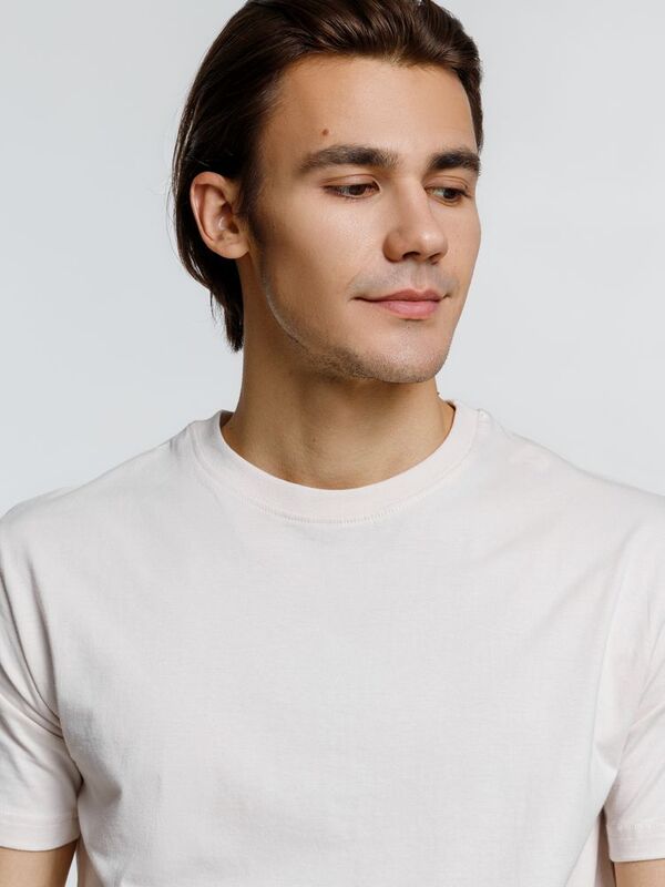 Футболка унисекс T-Bolka 160, молочно-белая арт.6140.62