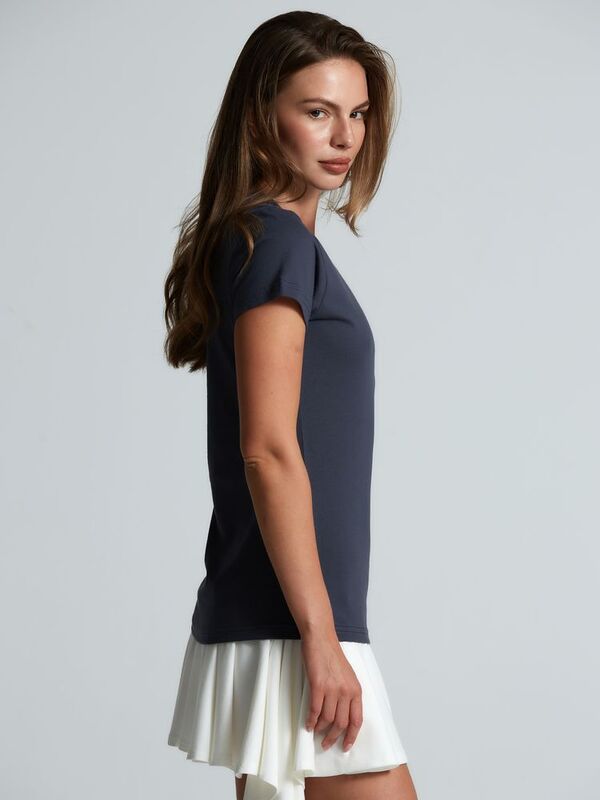 Футболка женская T-bolka Lady, темно-серая (графит) арт.1878.10