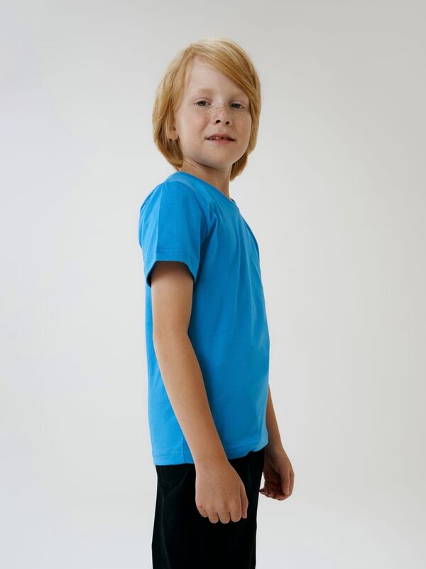 Футболка детская T-Bolka Kids, бирюзовая арт.2504.42