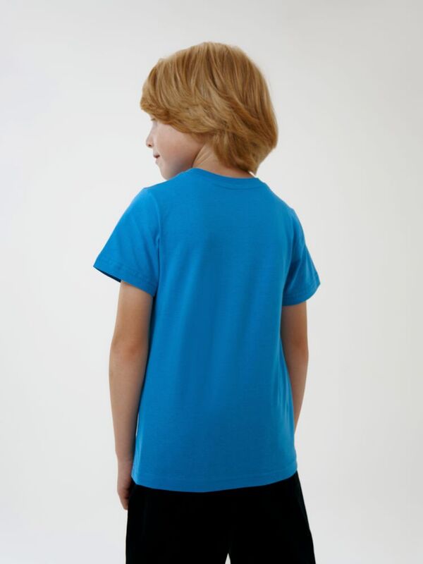 Футболка детская T-Bolka Kids, бирюзовая арт.2504.42