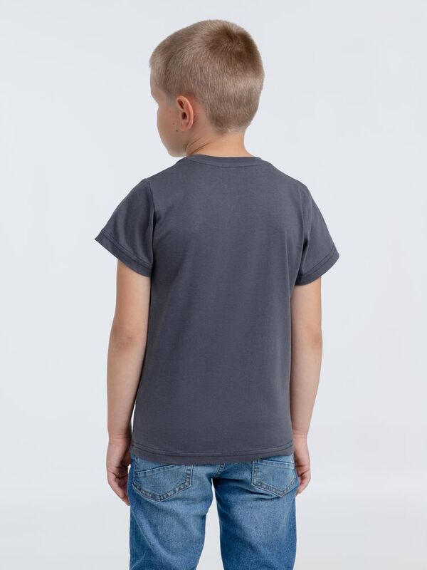 Футболка детская T-Bolka Kids, темно-серая (графит) арт.2504.10