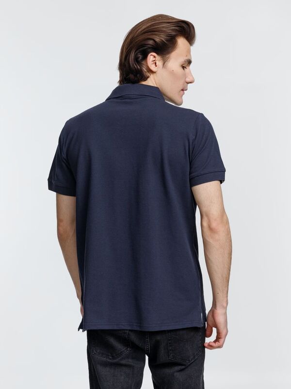 Рубашка поло мужская Virma Premium, темно-синяя арт.11145.40