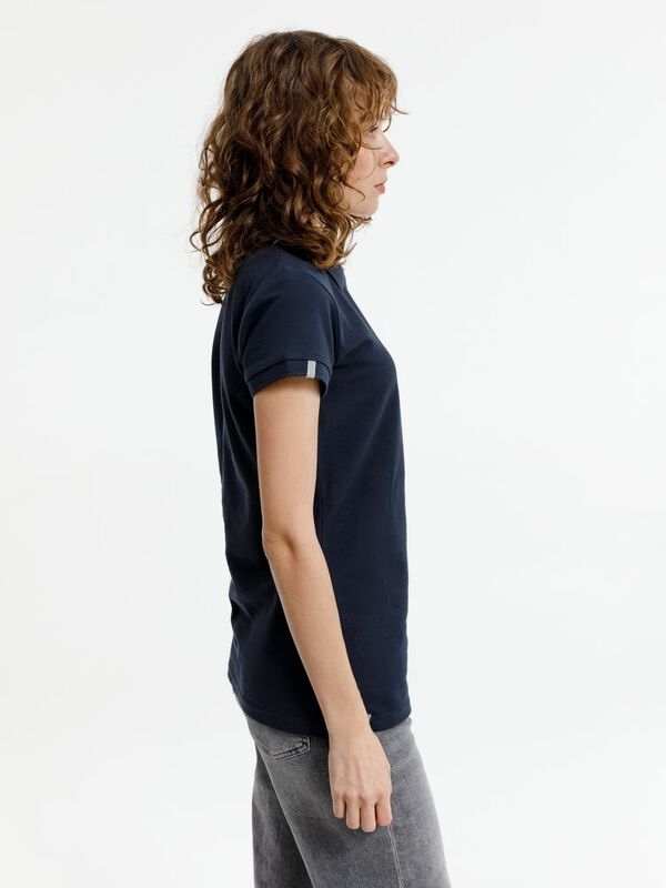 Рубашка поло женская Virma Premium Lady, темно-синяя арт.11146.40