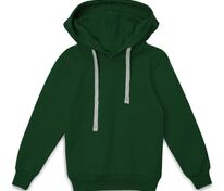 Толстовка с капюшоном детская Kirenga Kids, темно-зеленая арт.11147.90