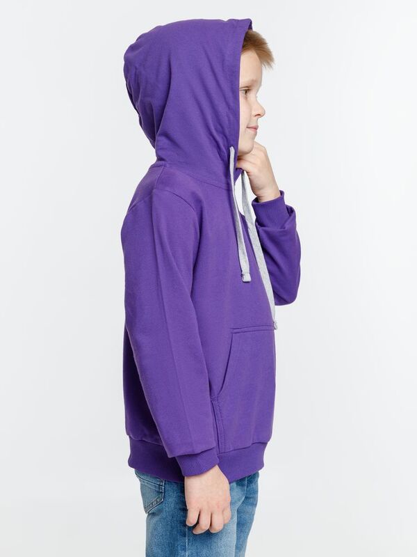 Толстовка с капюшоном детская Kirenga Kids, фиолетовая арт.11147.78
