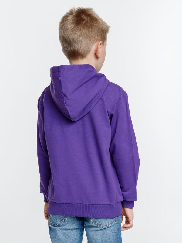 Толстовка с капюшоном детская Kirenga Kids, фиолетовая арт.11147.78